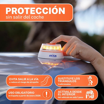 Baliza Emergencia Coche Homologado DGT Geolocalización - V16 