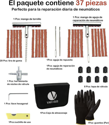  Kit Repara Pinchazos De Neumáticos 