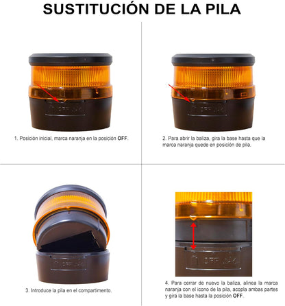 Baliza de Emergencia V16 Homologada Y Con Geolocalización a Plataforma DGT 3.0